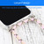 For iPhone 13 mini Four-corner Shockproof Transparent TPU Protective Case with Lanyard (Colorful Pink)