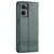 For OPPO Reno7 Global AZNS Magnetic Calf Texture Flip Leather Phone Case(Dark Green)