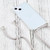 For iPhone 13 Four-corner Shockproof Transparent TPU Protective Case with Lanyard(Apricot)