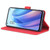 For OPPO Reno7 SE 5G AZNS Skin Feel Calf Texture Flip Leather Phone Case(Red)