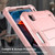 For iPad mini 6 Silicone + PC Shockproof Protective Tablet Case with Holder(Rose Gold)