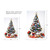 Rectangular Christmas Tree Peach Skin Tapestry Mural Christmas Decoration Tapestry, Size: 145x215cm(8)