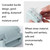 6 PCS C1617 Portable Dispensing Sealed Pill Box Wheat Straw Large-capacity Storage Box(Blue)