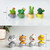10 PCS Cute Shaking Head Spring Car Decoration Cake Baking Mini Potted Resin Decoration, Specification: Cactus