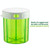 S-052 Round Transparent Plastic Pill Box Storage Box(9x9x10cm)