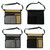 GJD-1 Multi-Function Electrician Tool Bag Portable Hardware Tool Storage Bag Garden Trimming Tool Bag(Black + Khaki)