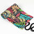 2 PCS 12 Holes Fallen Leaves Printed Canvula Pen Curtain Large Capacity Sketch Color Pencil Roll Pen Bag