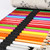 2 PCS 24 Holes  Black Peony Printer Canvas Pen Curtain Large Capacity Roller Pen Bag Sketch Color Pencil Stationery Box