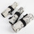 2 PCS 24 Holes  Black Peony Printer Canvas Pen Curtain Large Capacity Roller Pen Bag Sketch Color Pencil Stationery Box