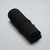 2 PCS 48  Holesk Pure Black Handmade Canvas Roll Pen Bag Large Capacity Boy And Girl Sketch Color Pencil Curtain