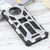 For Xiaomi Poco X3 NFC Shockproof TPU + PC Magnetic Protective Case with Holder(Silver)