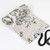 2 PCS 36  Holes Black Peony Printer Canvas Pen Curtain Large Capacity Roller Pen Bag Sketch Color Pencil Stationery Box