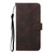 For Samsung Galaxy A73 5G Cubic Skin Feel Flip Leather Phone Case(Dark Coffee)