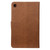 For Samsung Galaxy Tab A7 Lite / T220 Butterfly Flower Embossing Pattern Horizontal Flip Leather Case with Holder & Card Slots & Wallet(Brown)