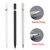 AT-26 2 in 1 Mobile Phone Touch Screen Capacitive Pen Writing Pen with 1 Pen Tip(Silver)