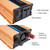 Carmaer 48V to 220V 500W Car Multi-function Double Digital Display Inverter Household Power Converter
