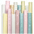 0.6 x 5m Pastoral Style Damascus PVC Self-Adhesive Wallpaper Restaurant Milk Tea Shop Glass Stickers(Light Blue Splendid)