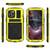 For iPhone 13 Pro Max R-JUST Shockproof Waterproof Dust-proof Metal + Silicone Protective Case with Holder (Yellow)