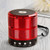 WS-887 Bluetooth Speaker with Lanyard, Support Hands-free Call & FM & U Disk & TF Card & AUX(Red)