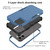 For iPhone 13 Pro Commuter Shockproof TPU + PC Protective Case (Royal Blue + Black)