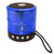 WS-887 Bluetooth Speaker with Lanyard, Support Hands-free Call & FM & U Disk & TF Card & AUX(Blue)