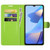 For OPPO A16 Litchi Texture Horizontal Flip Protective Case with Holder & Card Slots & Wallet(Green)