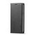 For iPhone 13 Pro Max LC.IMEEKE LC-001 Series PU + TPU Color Matching Frosted Horizontal Flip Leather Case with Holder & Card Slot (Black)