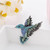 2 PCS Inlaid Bee Bird Brooch Personality Clothing Pins Scarf Buckle(Blue)