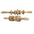 2 PCS Wooden Abdominal Massager Leg Roller Massager(368 Massage Wheel)