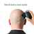 Electric Shaver Rechargeable Razor Intelligent Digital Display Bald Hair Clipper,Style: Blue