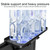 Computer Monitor Router Storage Bracket Television Set-top Box Shelf (White)