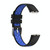 For Fitbit Luxe Two-color Silicone Watch Band(Black Blue)