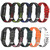 For Fitbit Luxe Two-color Silicone Watch Band(Black Blue)