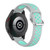 For Samsung Galaxy Watch4 44mm Two-color Silicone Watch Band(Grey Mint Green)