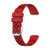 For Fitbit Luxe Two-color Silicone Watch Band(Red Black)