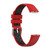 For Fitbit Luxe Two-color Silicone Watch Band(Red Black)