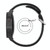 For Samsung Galaxy Watch4 Classic 42mm Two-color Silicone Watch Band(Black Grey)