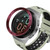 For Huawei Watch GT2e Smart Watch Stainless Steel Bezel Ring, Style:A Version Time(Wine Red Ring Black Lettering)