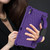 For Lenovo Tab 4 10 Plus TB-X704F/N/L/V Honeycomb Design EVA + PC Material Four Corner Anti Falling Flat Protective Shell with Strap(Purple+Black)