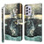 For Samsung Galaxy A33 5G 3D Painting Pattern TPU + PU Leather Phone Case(Cat Tiger)
