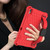 For Lenovo Tab M10 TB-X505X/F Honeycomb Design EVA + PC Material Four Corner Anti Falling Flat Protective Shell with Strap(Red+Black)