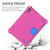 For Lenovo Tab M10 TB-X505X/F Honeycomb Design EVA + PC Material Four Corner Anti Falling Flat Protective Shell with Strap(RoseRed+Blue)