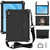 For Lenovo Tab E10 TB-X104F Honeycomb Design EVA + PC Material Four Corner Anti Falling Flat Protective Shell with Strap(Black+Black)