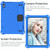 For Lenovo Tab P10 TB-X705F/L Honeycomb Design EVA + PC Material Four Corner Anti Falling Flat Protective Shell with Strap(Blue+Black)