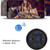 Car Mobile Phone Remote Control Bluetooth Wireless Multimedia Button Remote Control Music Playback Selfie, Colour: Black With Buckle