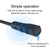 T4 Motorcycle Helmet Bluetooth Headsets BT 5.0 Stereo Automatically Connect to Support SIRI