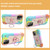 For iPhone 13 Pro Max Shockproof Silicone + PC Protective Case with Dual-Ring Holder (Colorful Rose Gold)