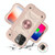 For iPhone 13 Pro Max Shockproof Silicone + PC Protective Case with Dual-Ring Holder (Rose Gold)