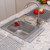Folding Water Filters Kitchen Rack Sink Bowl Chopsticks Filters, Style: Silicone Round 42x35cm