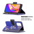 For OPPO A94 5G/F19 Pro+ 5G/Reno5 Z 5G Colored Drawing Pattern Zipper Horizontal Flip Leather Case with Holder & Card Slots & Wallet(Purple Butterfly)